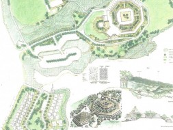 Malaysia Sabah Landscape design for an administrative centre in the highlands